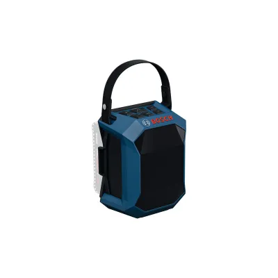 Bosch Professional Bluetooth Lautsprecher GPB 18V-1 C 06014A7000 | Akku | 11W | USB-C | Multi-Speaker | Blau/Schwarz