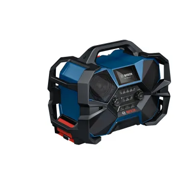 Bosch Professional Baustellenradio GPB 18VH-6 SRC | 18V/12V Akku | DAB+ FM Bluetooth USB | IP54 | L-BOXX | Blau