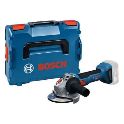 Bosch Akku-Winkelschleifer GWS 18V-8 06019N9001 | 18V | 125 mm Scheibe | 11.000 U/min | L-Boxx | blau | solo