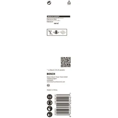Bosch Fliesenbohrer EXPERT HEX-9 2608900590 | Hard Ceramic | Ø 6 mm x 90 mm | Carbide Technology | Sechskantschaft