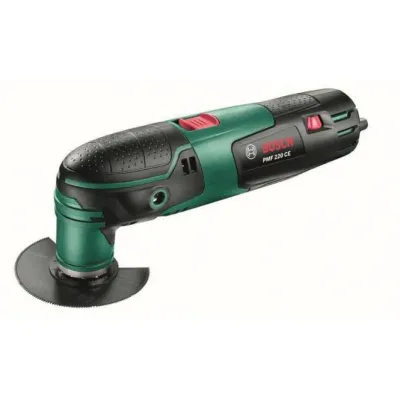 Bosch Multifunktionswerkzeug PMF 220 CE Set 0603102001 | 220 Watt | inkl. Zubehör & Koffer | grün