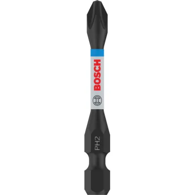 Bosch Bit-Set 2608522520 | Phillips Impact Schrauberbits PH2 | 55 mm | 2-teilig | robust | langlebig