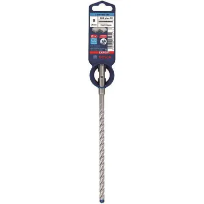 Bosch Hammerbohrer SDS-plus-7X 2608900089 | 8x150x215mm | Betonbohrer | 4-Schneider Vollhartmetall | Profiqualität