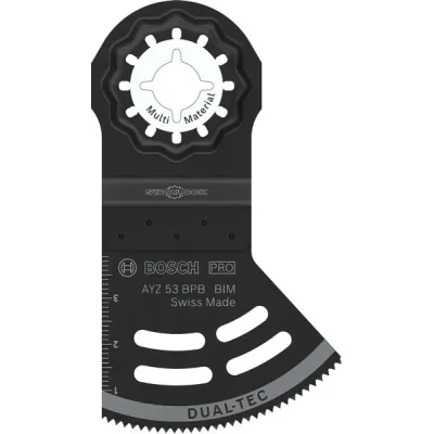 Bosch Multitool Sägeblatt PRO AYZ 53 BPB 2608669114 | Starlock | 53x40 mm | Dual-Tec | Holz & Kunststoff