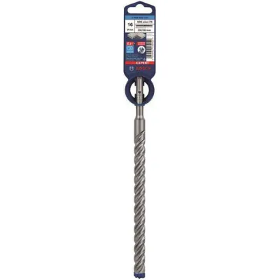 Bosch Hammerbohrer SDS-plus-7X 2608900131 | 16x200x265mm | Beton & Stahlbeton | Vollhartmetallkopf | Profi-Bohrer