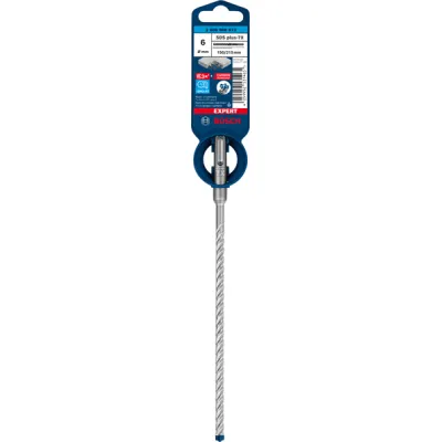 Bosch Professional Hammerbohrer SDS-plus-7X 6x150x215 mm | 4-Schneider Vollhartmetalkopf | Beton & Stahlbeton