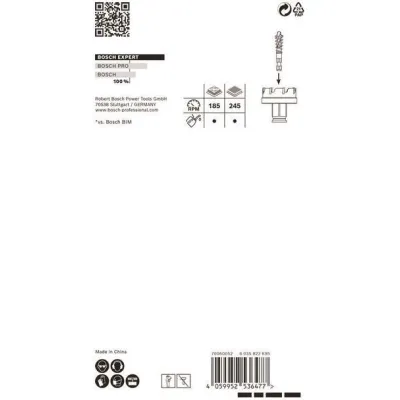 Bosch EXPERT Lochsäge 2608900501 | Ø 68 mm | Carbide | für Edelstahl & Stahlblech | Schnitttiefe 5 mm | Blau