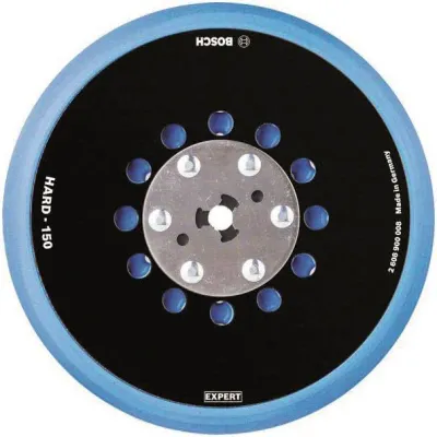 Bosch EXPERT Universal-Stützteller 2608900008 | Schleifteller 150 mm hart | Multiloch | Klett | für Exzenterschleifer