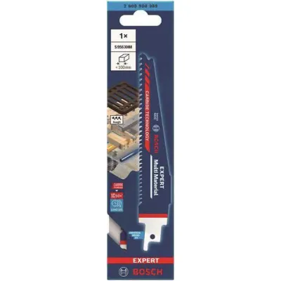 Bosch Säbelsägeblatt S956XHM 2608900389 | Multi Material | 150 mm | Carbide-Technologie | Holz & Metall | 1 Stück | blau