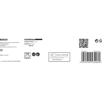 Bosch Professional Flachfräsbohrer-Set | EXPERT SelfCut Speed | 6-tlg. | Ø 14–24 mm | für Holz