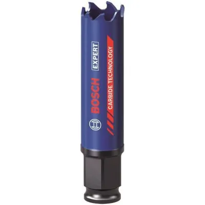 Bosch Lochsäge 2608900419 | EXPERT ToughMaterial | 20 mm | 60 mm Schnitttiefe | Hartmetall für Holz, Metall, Kunststoff