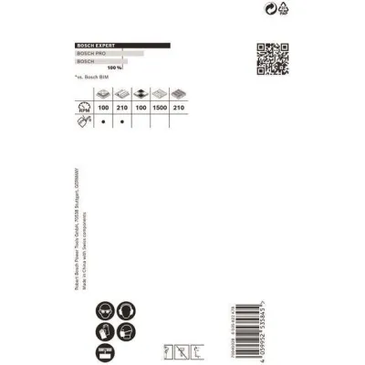 Bosch EXPERT ToughMaterial Lochsäge 83 mm | 60 mm Schnitttiefe | Carbide-Zähne | Holz, Metall, Kunststoff | Blau/Schwarz