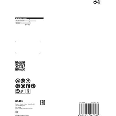 Bosch Trennscheibe EXPERT X-LOCK Carbide Multi Wheel 2608901192 | 115 mm x 22,23 mm | Metall, Holz, Stein | 1 mm