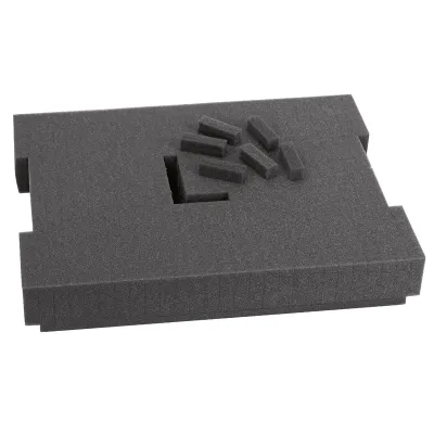 Bosch Rasterschaumstoffeinlage 1600A001S0 für L-BOXX 102 | Foam Insert | 405x50x315mm | vorperforiert | schwarz