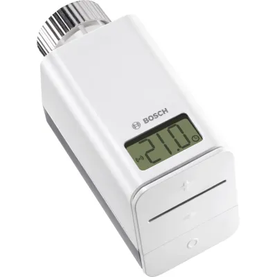 Bosch Heizkörperthermostat ETRV 7736701574 | WLAN-fähig | App-Steuerung | programmierbar | weiß | 106x187x74 mm