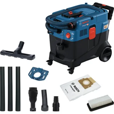 Bosch Professional Allzwecksauger GAS 12-40 MA | Industriestaubsauger M-Klasse | 1200W | 40l | HEPA | Blau