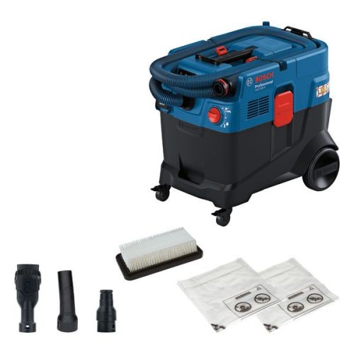 Bild: Bosch GAS 400 A Professional , Nass-/Trockensauger (blau/schwarz)