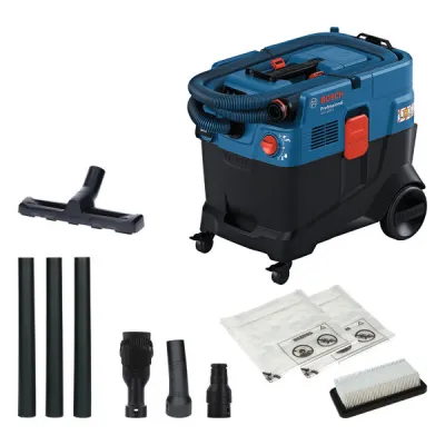 Bosch Professional Nass-Trockensauger GAS 400 A | 1200 W | 40 l | Filterreinigung | 240 mbar | Klasse L
