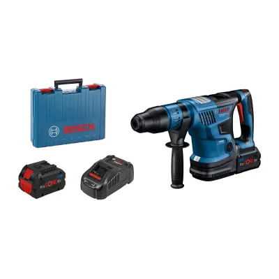 Bosch Professional Akku-Bohrhammer GBH 18V-36 C | BITURBO | SDS max | 2x 8.0Ah Akku | Bluetooth | Koffer