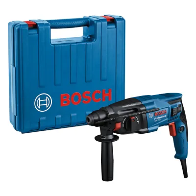Bosch Professional Bohrhammer GBH 2-21 06112A6000 | SDS-plus | 720W | 2,0 J | 21mm Beton | 2,3kg | inkl. Koffer | Blau