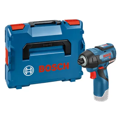 Bosch Professional Akku-Drehschlagschrauber GDR 12V-110 | 06019E0003 | 12V | 110 Nm | Solo-Version | L-BOXX | Blau