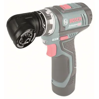 Bosch FlexiClick Winkelaufsatz GFA 12-W 1600A00F5K | für GSR 12V-15 FC | 16-fach arretierbar | kompakt | schwarz