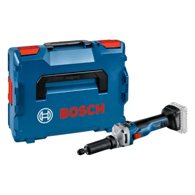 Bosch Professional Akku-Geradschleifer GGS 18V-10 SLC | 18V | bürstenlos | L-BOXX | ohne Akku/Ladegerät | Blau
