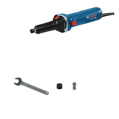 Bosch Professional Geradschleifer GGS 30 LS 06012B5020 | 750 W | 33.000 U/min | Spannzange 6 mm | Metall | Blau