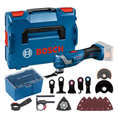 Bosch Professional Akku-Multi-Cutter GOP 18V-34 | 18V Brushless | Snap-In | Starlock Set | L-BOXX