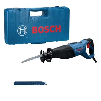 Bosch Säbelsäge GSA 12-30 06016C7000 | 1250W | 30mm Hub | 3,7kg | Koffer | für Holz & Metall | blau/schwarz