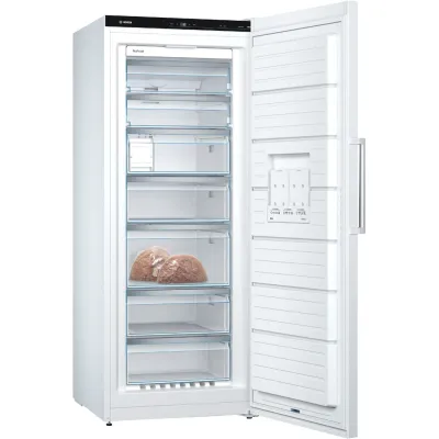 Bosch Gefrierschrank GSN54AWCV | NoFrost | 328 l XXL | SuperGefrieren | Energieklasse C | 176x70x78 cm | weiß