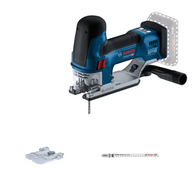 Bosch Professional Akku-Stichsäge GST 18V-155 SC 06015B0001 | 18V | bürstenlos | 155 mm Holz | Stabgriff | solo | blau
