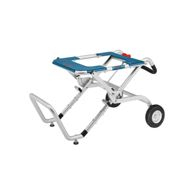 Bosch Professional GTA 60 W Transport- und Arbeitstisch | klappbar | Untergestell | 1220x740 mm | Rollen | Stahl | blau