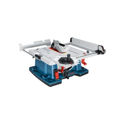 Bosch Professional Tischkreissäge GTS 10 XC | 0601B30400 | 2100 W | 254 mm Sägeblatt | Schiebeschlitten | Metall | Blau