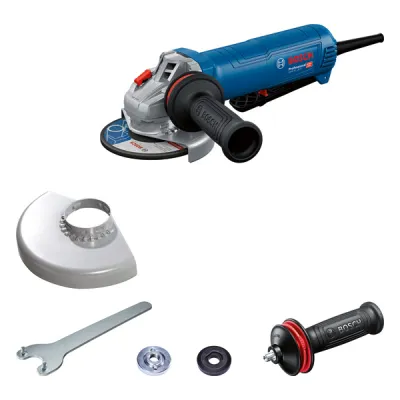 Bosch Winkelschleifer GWS 12-125 P 06013A6200 | 1200W | 125mm Scheibe | 11000 U/min | Antivibration | M14 | blau