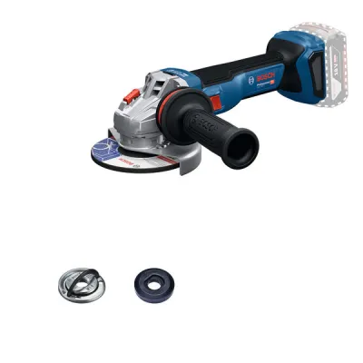 Bosch Akku-Winkelschleifer GWS 18V-11 06019N4100 | 18V | 125 mm Scheibe | Anti-Vibration | Professional | blau | solo