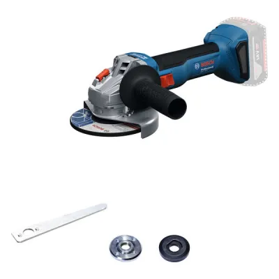Bosch Professional Akku-Winkelschleifer GWS 18V-8 06019N9000 | 18V | 125 mm Scheibe | 11.000 U/min | solo | blau