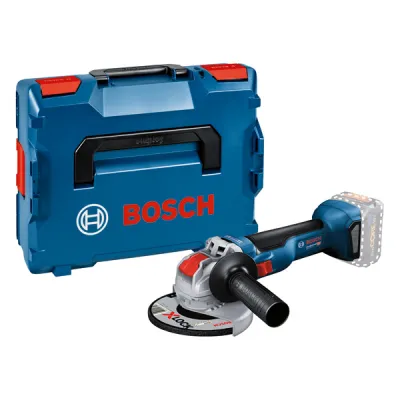 Bosch Professional Akku-Winkelschleifer GWX 18V-10 | X-LOCK | 18V | 125mm | bürstenlos | Solo | L-BOXX | Blau