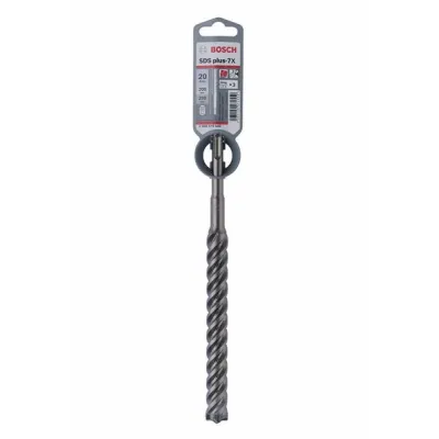 Bosch Hammerbohrer SDS plus-7X 2608579142 | 20x200x250 mm | 4-Schneider Vollkopf | Hartmetall | für Beton, Mauerwerk