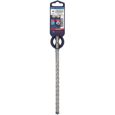 Bosch Hammerbohrer SDS-plus-7X 2608900098 | 10x150x215mm | für Beton & Stahlbeton | 4-Schneider | Vollhartmetall