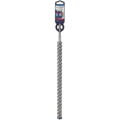 Bosch Hammerbohrer SDS-plus-7X 2608900150 | 24 mm x 400/450 mm | 4-Schneider | Vollhartmetallkopf | für Stahlbeton