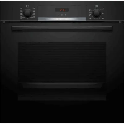 Bosch Einbau-Backofen HBA534EB3 | 71 Liter | 3D-Heißluft | Teleskopauszug | Selbstreinigung | A+ | Schwarz