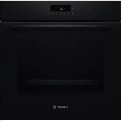 Bosch Einbau-Backofen HBA571BB4 Serie 2 | 71 l | Pyrolyse | AutoPilot 10 | 3D Heißluft | A+ | TouchControl | Schwarz