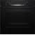 Bild: Bosch Einbau-Backofen HBA574BB3 | Serie 4 | 71 l | Pyrolyse & Hydrolyse | 7 Heizarten | AutoPilot 10 | A+ | Schwarz