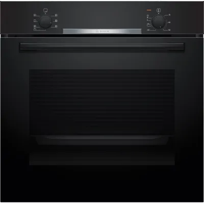 Bosch Backofen-Set HBD230CR63 | Einbau-Backofen & Glaskeramik-Kochfeld | 60cm, 71l, 3D-Heißluft, Schwarz