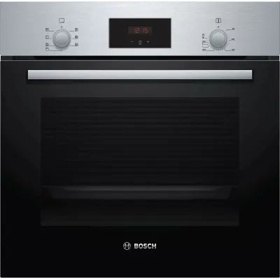 Bosch Einbau-Backofen-Set HBD230GR61 HBF133BR0 + PKE645BA2E | Glaskeramik-Kochfeld 60cm | 66L | A | Edelstahl