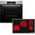 Bild: Bosch Backofen-Set HBD672LS82 | HBG578BS3 + PKC845FP1D | Pyrolyse | Glaskeramik-Kochfeld 80cm | A+ | Edelstahl-Schwarz