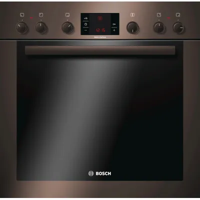 Bosch HEB33D340 Einbauherd braun BW Uhr Heißl