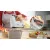 Bild: Bosch Handmixer MFQ37470 | 750 Watt | 5 Stufen + Turbo | Edelstahl Mixfuß & Knethaken | Mixbecher | weiß/grau