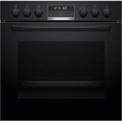Bosch Einbau-Herdset HND671OS63 | Backofen & Glaskeramik-Kochfeld | Air Fry | Pyrolyse | 71l | 60cm | schwarz
